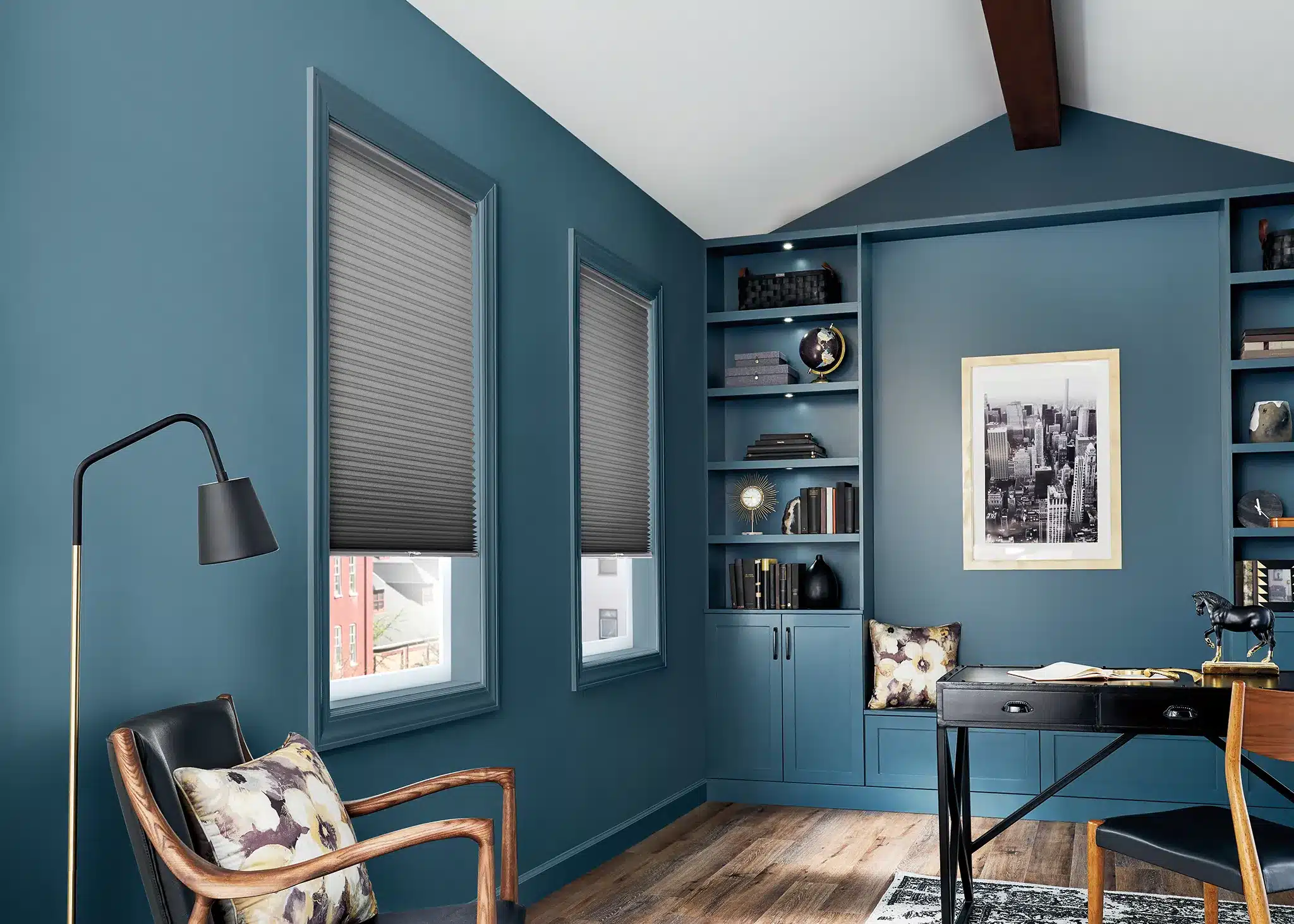 Blue Cellular Shades Cordless (1)